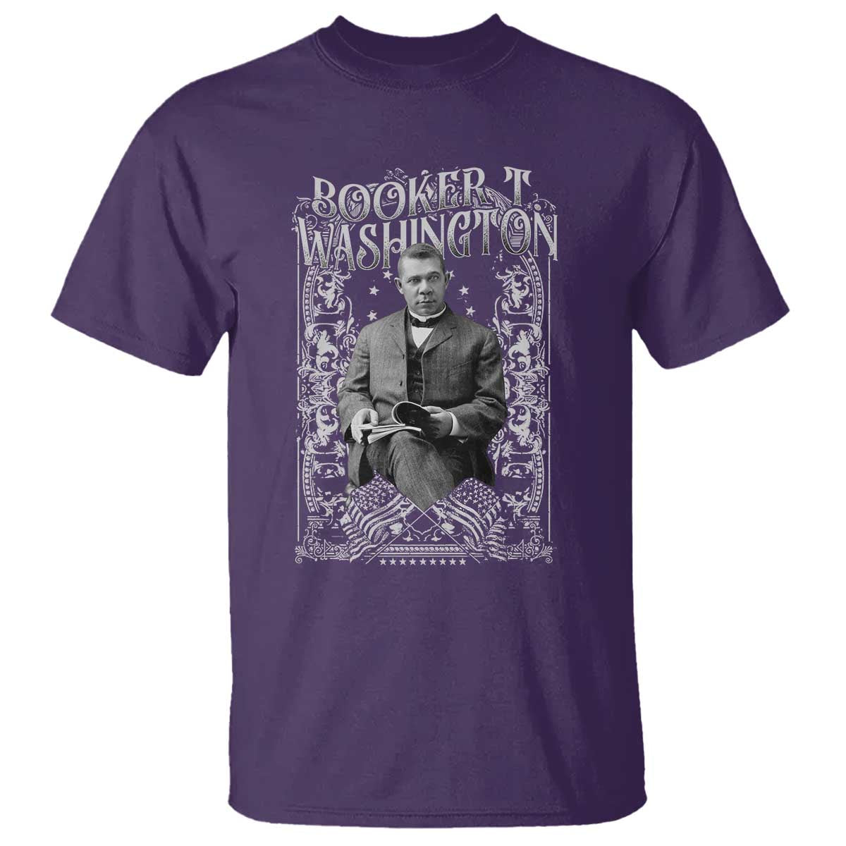 Booker Taliaferro Washington T Shirt African American Educator Black History TS11 Purple Print Your Wear