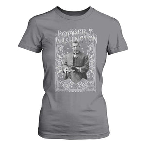 Booker Taliaferro Washington T Shirt For Women African American Educator Black History TS11 Charcoal Print Your Wear