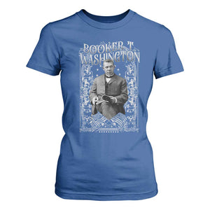 Booker Taliaferro Washington T Shirt For Women African American Educator Black History TS11 Royal Blue Print Your Wear