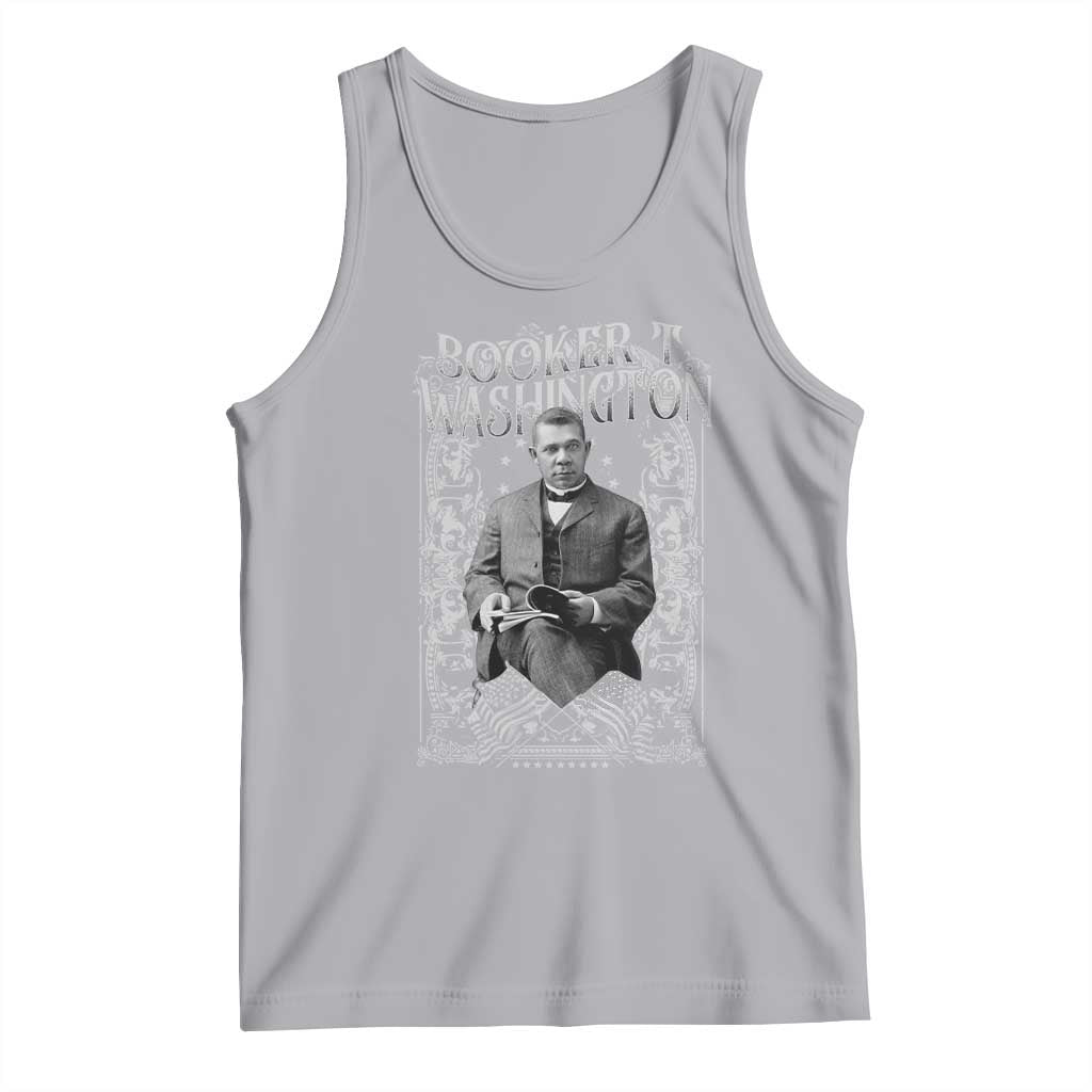 Booker Taliaferro Washington Tank Top African American Educator Black History TS11 Athletic Heather Print Your Wear