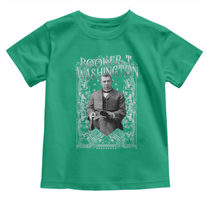 Booker Taliaferro Washington Toddler T Shirt African American Educator Black History TS11 Irish Green Print Your Wear