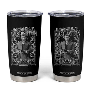 Booker Taliaferro Washington Tumbler Cup African American Educator Black History TS11 Black Print Your Wear