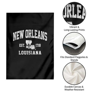 New Orleans Louisiana LA Est 1718 Garden Flag TS11 Print Your Wear