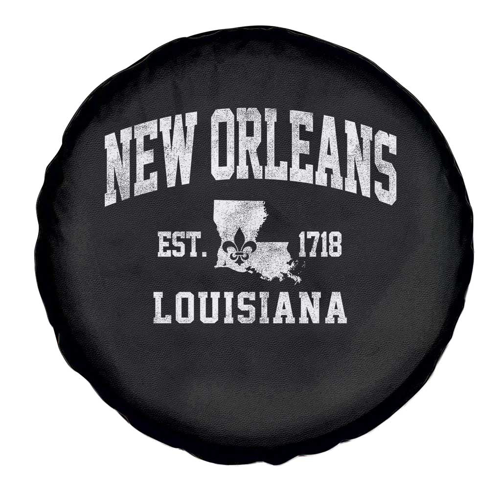 New Orleans Louisiana LA Est 1718 Spare Tire Cover TS11 Print Your Wear
