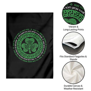 Irish Blessing May The Road Rise To Meet You Garden Flag Celtic Knot Shamrock TS11 Print Your Wear
