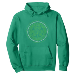 Irish Blessing May The Road Rise To Meet You Hoodie Celtic Knot Shamrock TS11 Irish Green Print Your Wear