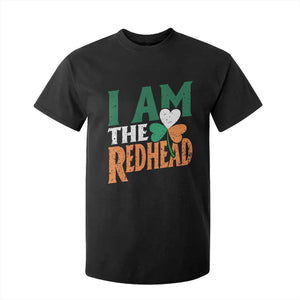 Funny Irish St Patrick's Day I Am The Redhead T Shirt For Kid Ireland Flag Shamrock TS11 Black Print Your Wear