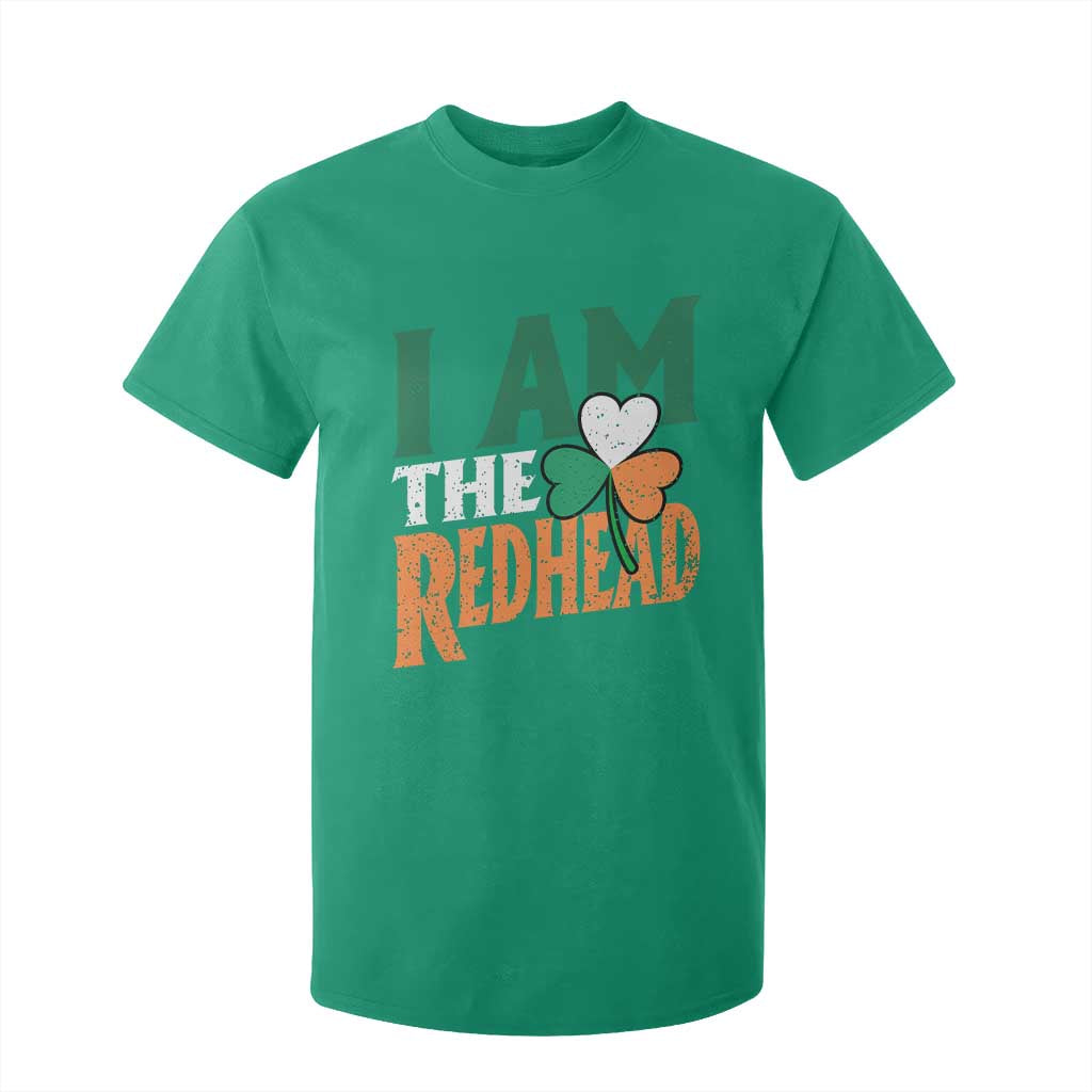 Funny Irish St Patrick's Day I Am The Redhead T Shirt For Kid Ireland Flag Shamrock TS11 Irish Green Print Your Wear