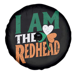 Funny Irish St Patrick's Day I Am The Redhead Spare Tire Cover Ireland Flag Shamrock TS11 Print Your Wear