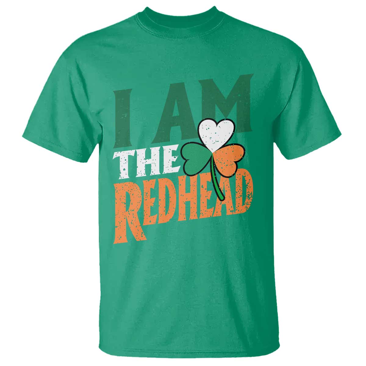 Funny Irish St Patrick's Day I Am The Redhead T Shirt Ireland Flag Shamrock TS11 Irish Green Print Your Wear