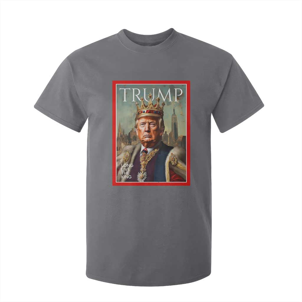 Trump Long Live The King T Shirt For Kid American Patriotic TS11 Charcoal Print Your Wear