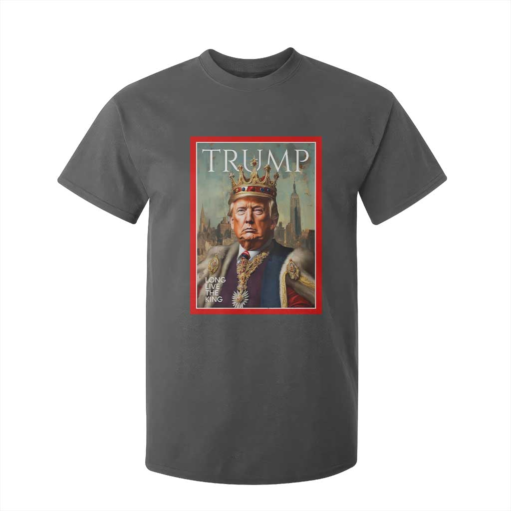 Trump Long Live The King T Shirt For Kid American Patriotic TS11 Dark Heather Print Your Wear