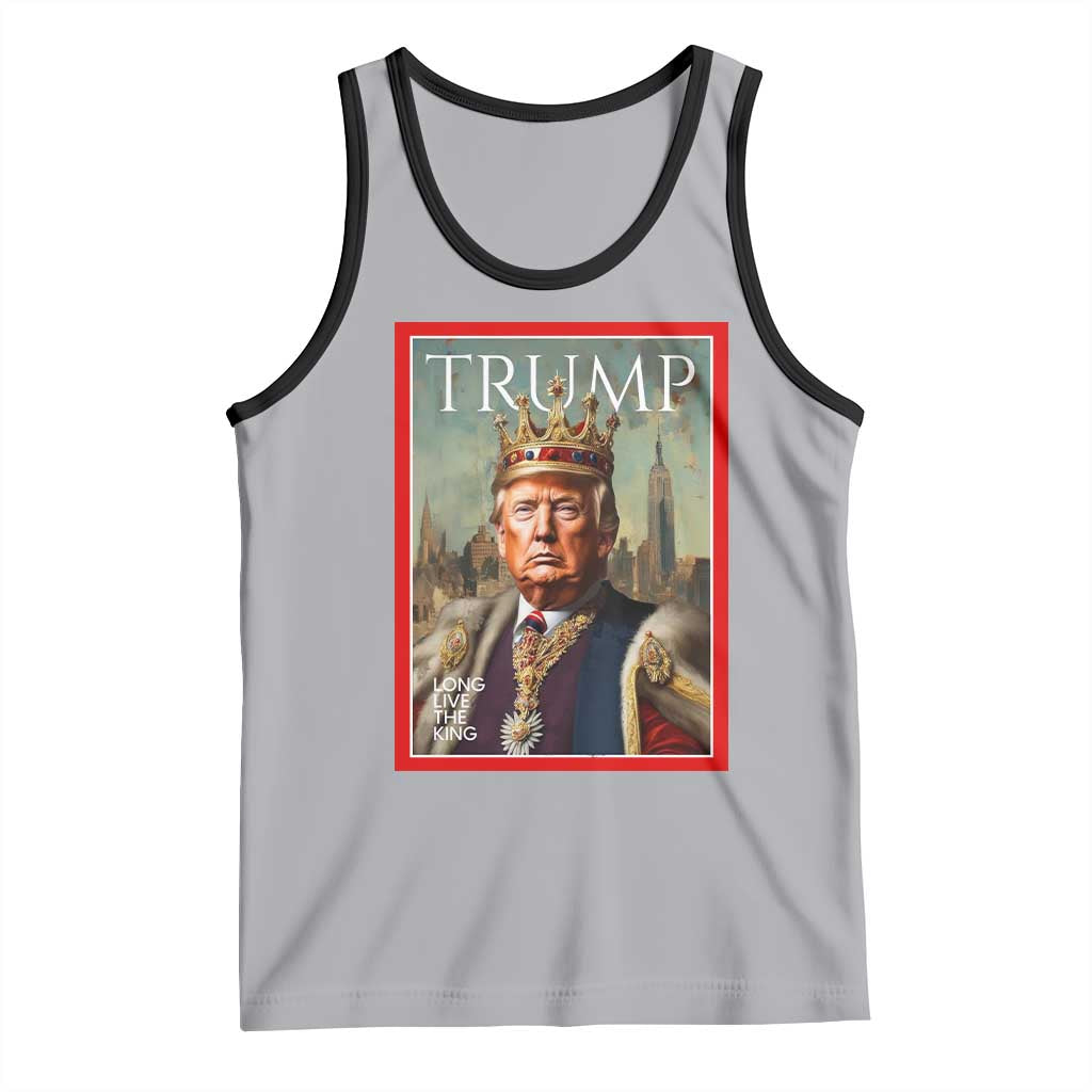 Trump Long Live The King Tank Top American Patriotic TS11 Athletic Heather Black Print Your Wear