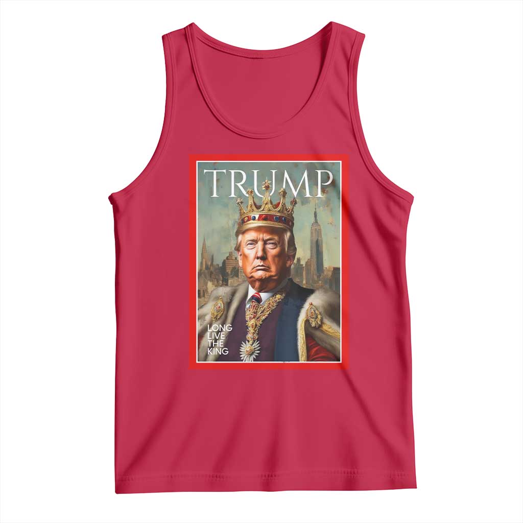 Trump Long Live The King Tank Top American Patriotic TS11 Red Print Your Wear