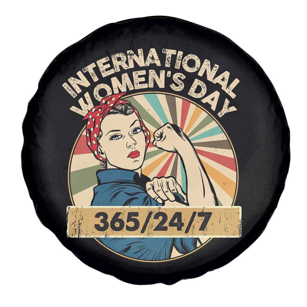 International Women's Day IWD 8 March 2025 Spare Tire Cover TS11 Print Your Wear