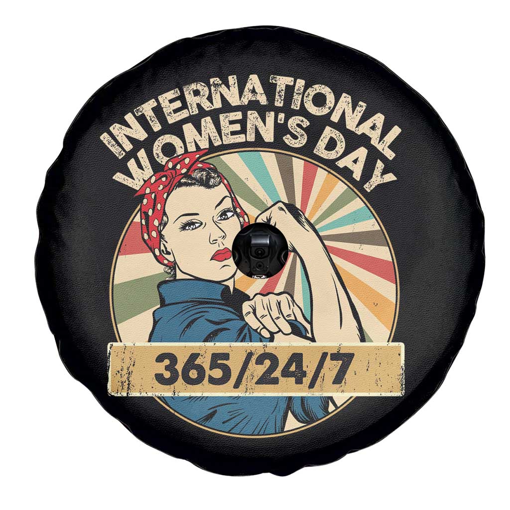 International Women's Day IWD 8 March 2025 Spare Tire Cover TS11 Print Your Wear