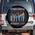 International Women's Day 2025 Spare Tire Cover Accelerate Action 8 March IWD TS11 No hole Black Print Your Wear