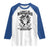 I Won't Be Remembered As A Woman Who Kept Her Mouth Shut Raglan Shirt TS11 White Royal Print Your Wear