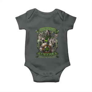 Irish Viking Baby Onesie Brave Son Of Ireland Valhalla Embrace The Viking Spirit TS11 Dark Heather Print Your Wear