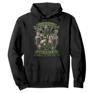 Irish Viking Hoodie Brave Son Of Ireland Valhalla Embrace The Viking Spirit TS11 Black Print Your Wear