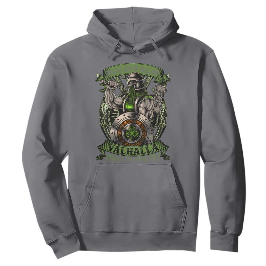 Irish Viking Hoodie Brave Son Of Ireland Valhalla Embrace The Viking Spirit TS11 Charcoal Print Your Wear