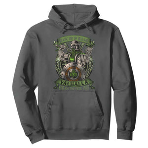 Irish Viking Hoodie Brave Son Of Ireland Valhalla Embrace The Viking Spirit TS11 Dark Heather Print Your Wear