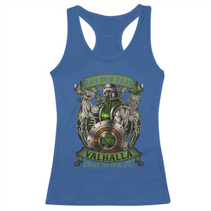 Irish Viking Racerback Tank Top Brave Son Of Ireland Valhalla Embrace The Viking Spirit TS11 Royal Blue Print Your Wear