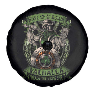 Irish Viking Spare Tire Cover Brave Son Of Ireland Valhalla Embrace The Viking Spirit TS11 Print Your Wear