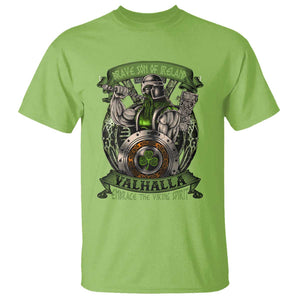 Irish Viking T Shirt Brave Son Of Ireland Valhalla Embrace The Viking Spirit TS11 Lime Print Your Wear