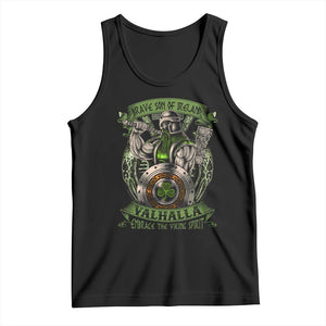 Irish Viking Tank Top Brave Son Of Ireland Valhalla Embrace The Viking Spirit TS11 Black Print Your Wear