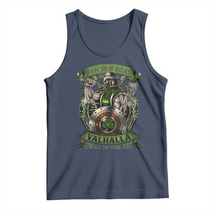 Irish Viking Tank Top Brave Son Of Ireland Valhalla Embrace The Viking Spirit TS11 Navy Print Your Wear