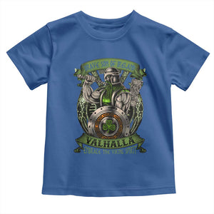 Irish Viking Toddler T Shirt Brave Son Of Ireland Valhalla Embrace The Viking Spirit TS11 Royal Blue Print Your Wear
