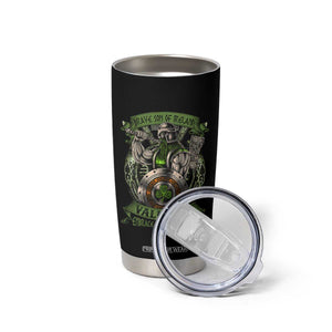 Irish Viking Tumbler Cup Brave Son Of Ireland Valhalla Embrace The Viking Spirit TS11 Print Your Wear