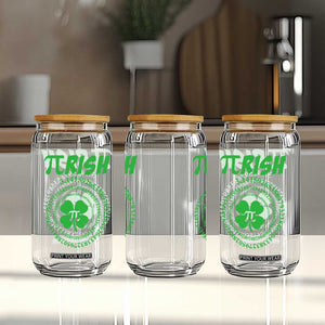 Funny St Patricks Day Pi Symbol Lover Glass Can Pirish 3,14 Pi Number Shamrock TS11 Print Your Wear