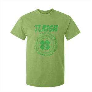 Funny St Patricks Day Pi Symbol Lover T Shirt For Kid Pirish 3,14 Pi Number Shamrock TS11 Lime Print Your Wear