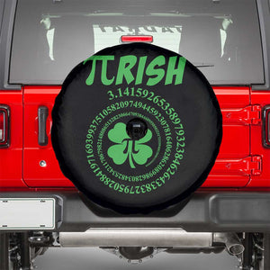 Funny St Patricks Day Pi Symbol Lover Spare Tire Cover Pirish 3,14 Pi Number Shamrock TS11 Black Print Your Wear
