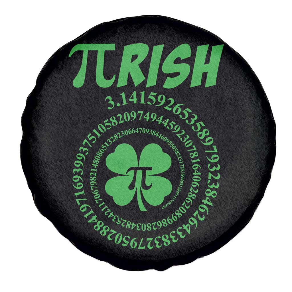 Funny St Patricks Day Pi Symbol Lover Spare Tire Cover Pirish 3,14 Pi Number Shamrock TS11 Print Your Wear