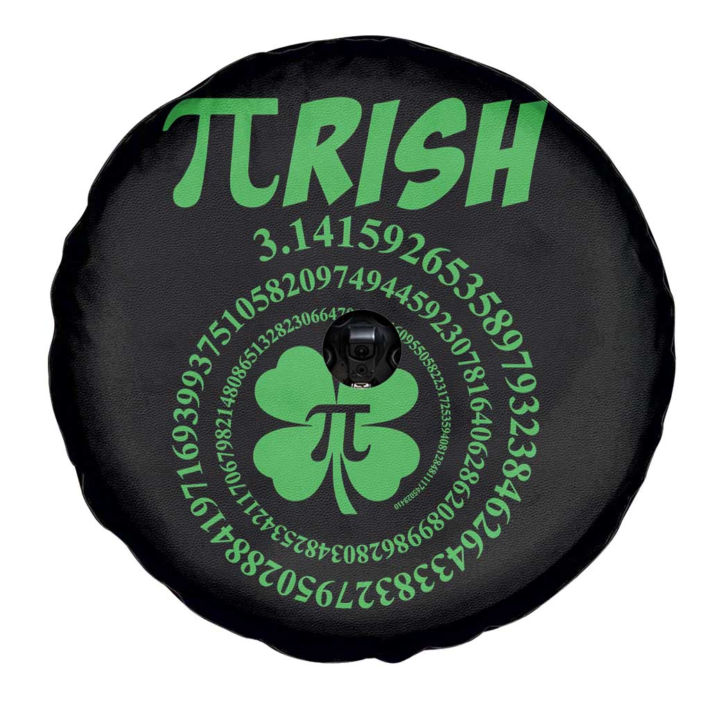 Funny St Patricks Day Pi Symbol Lover Spare Tire Cover Pirish 3,14 Pi Number Shamrock TS11 Print Your Wear