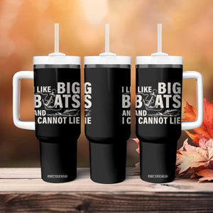 I Like Big Boats And I Cannot Lie Tumbler With Handle Funny Boating Cruise Ship TS11 Print Your Wear