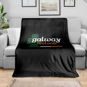 Galway Ireland Throw Blanket Irish City Souvenir St Patricks Day Celtic Shamrock TS11 Print Your Wear