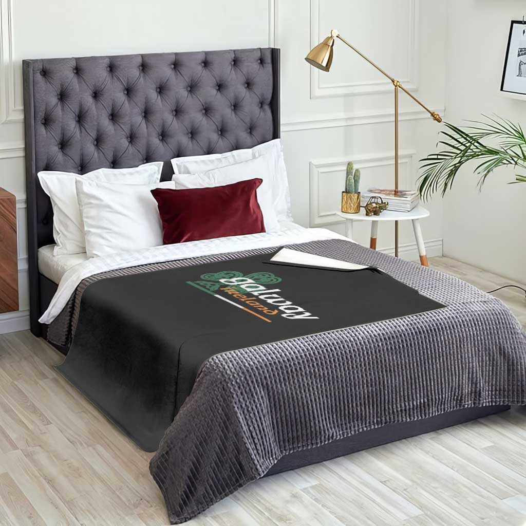 Galway Ireland Throw Blanket Irish City Souvenir St Patricks Day Celtic Shamrock TS11 Print Your Wear