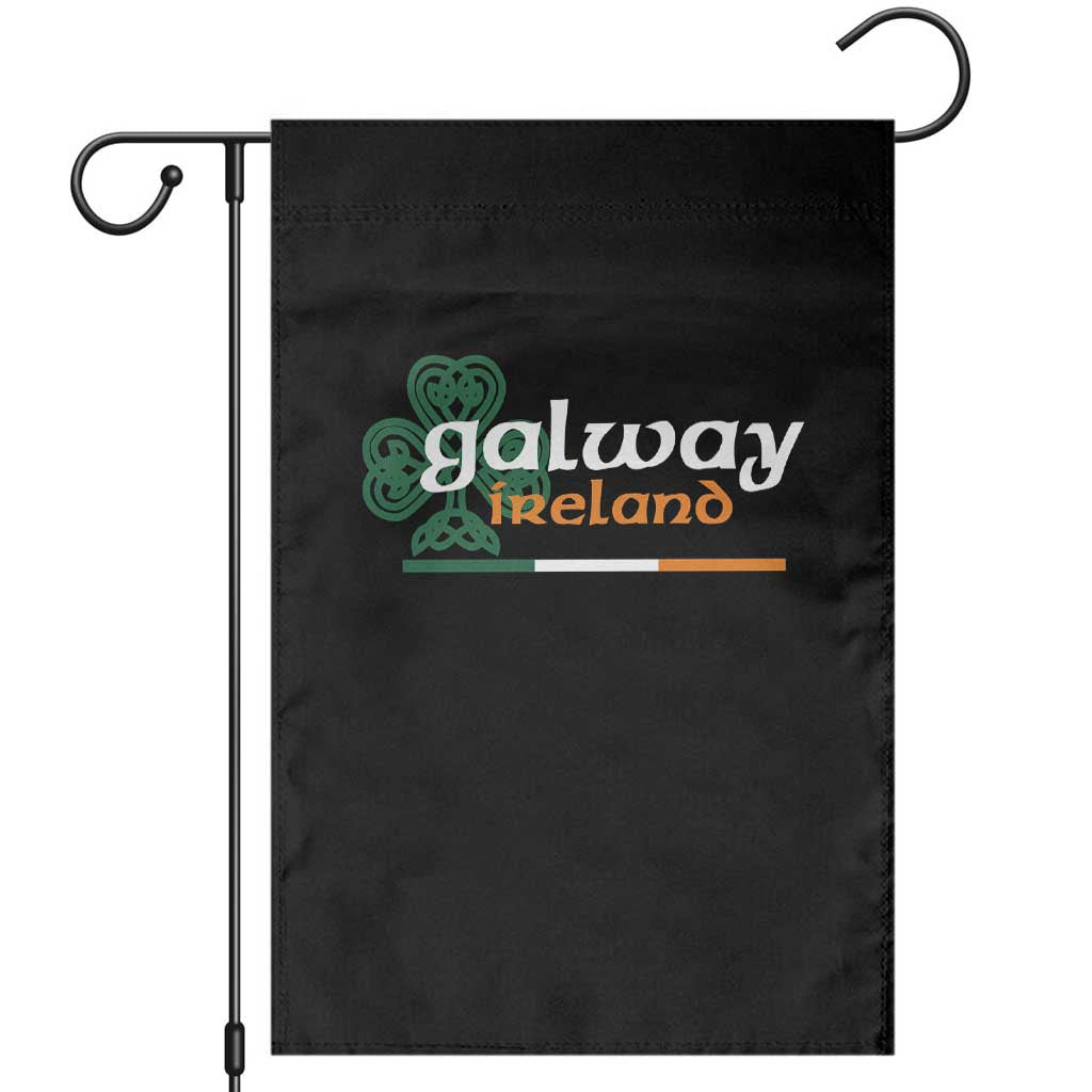 Galway Ireland Garden Flag Irish City Souvenir St Patricks Day Celtic Shamrock TS11 Black Print Your Wear