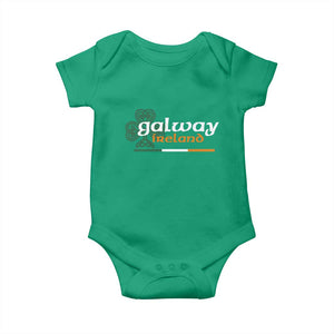Galway Ireland Baby Onesie Irish City Souvenir St Patricks Day Celtic Shamrock TS11 Irish Green Print Your Wear