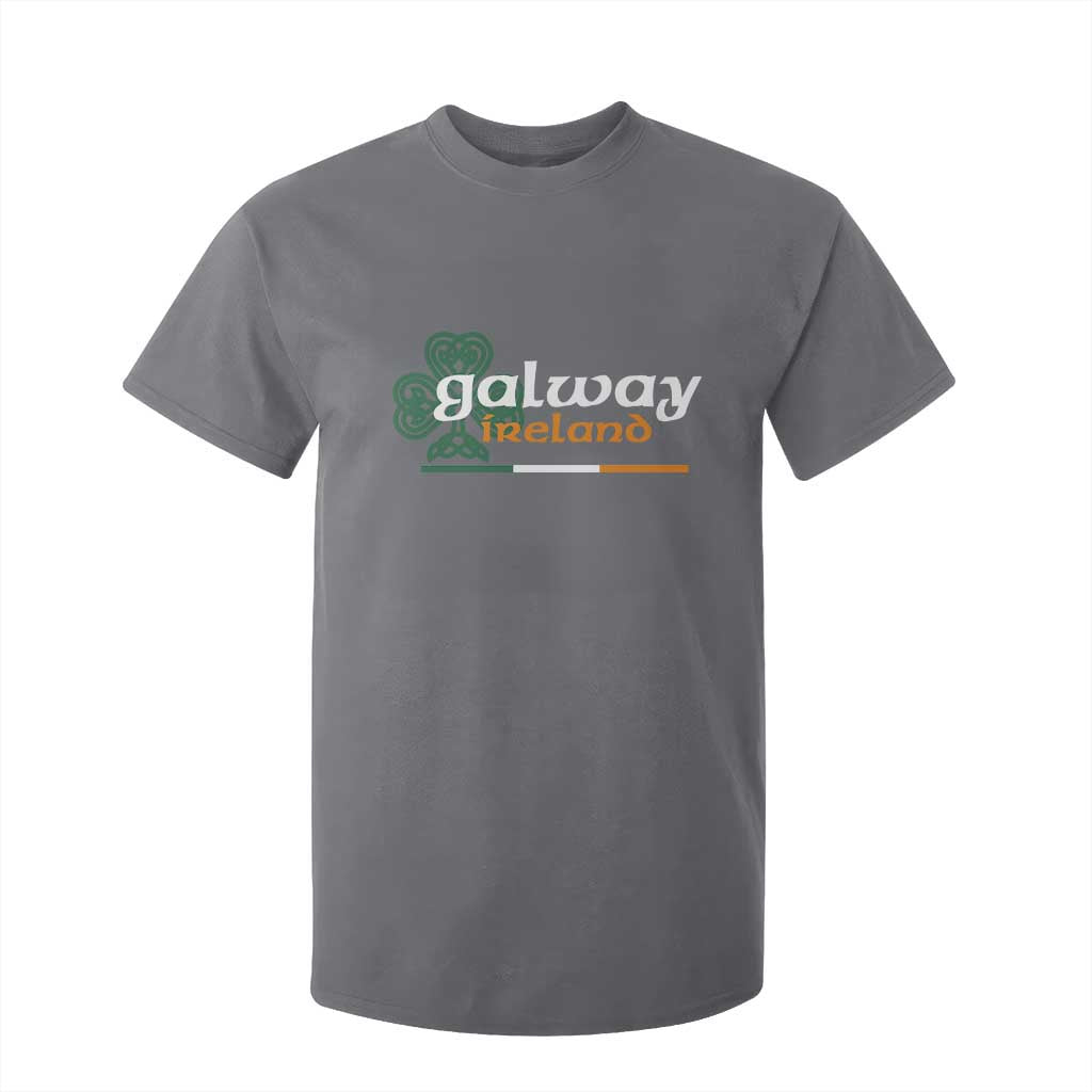 Galway Ireland T Shirt For Kid Irish City Souvenir St Patricks Day Celtic Shamrock TS11 Charcoal Print Your Wear