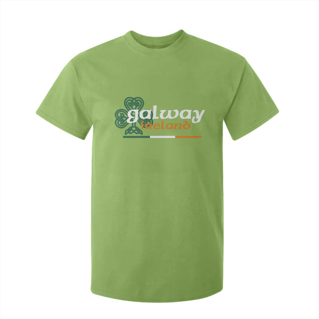 Galway Ireland T Shirt For Kid Irish City Souvenir St Patricks Day Celtic Shamrock TS11 Lime Print Your Wear