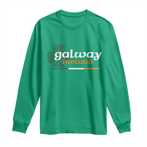 Galway Ireland Long Sleeve Shirt Irish City Souvenir St Patricks Day Celtic Shamrock TS11 Irish Green Print Your Wear