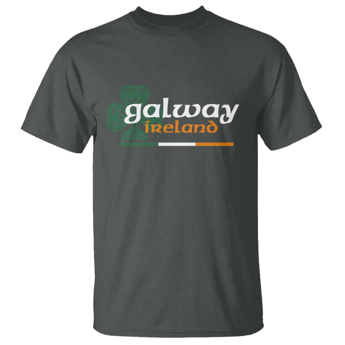 Galway Ireland T Shirt Irish City Souvenir St Patricks Day Celtic Shamrock TS11 Dark Heather Print Your Wear