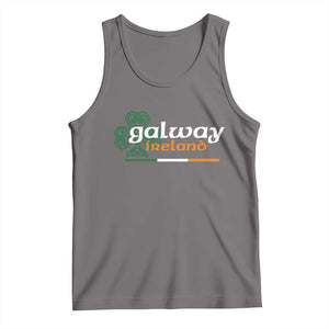 Galway Ireland Tank Top Irish City Souvenir St Patricks Day Celtic Shamrock TS11 Deep Heather Print Your Wear