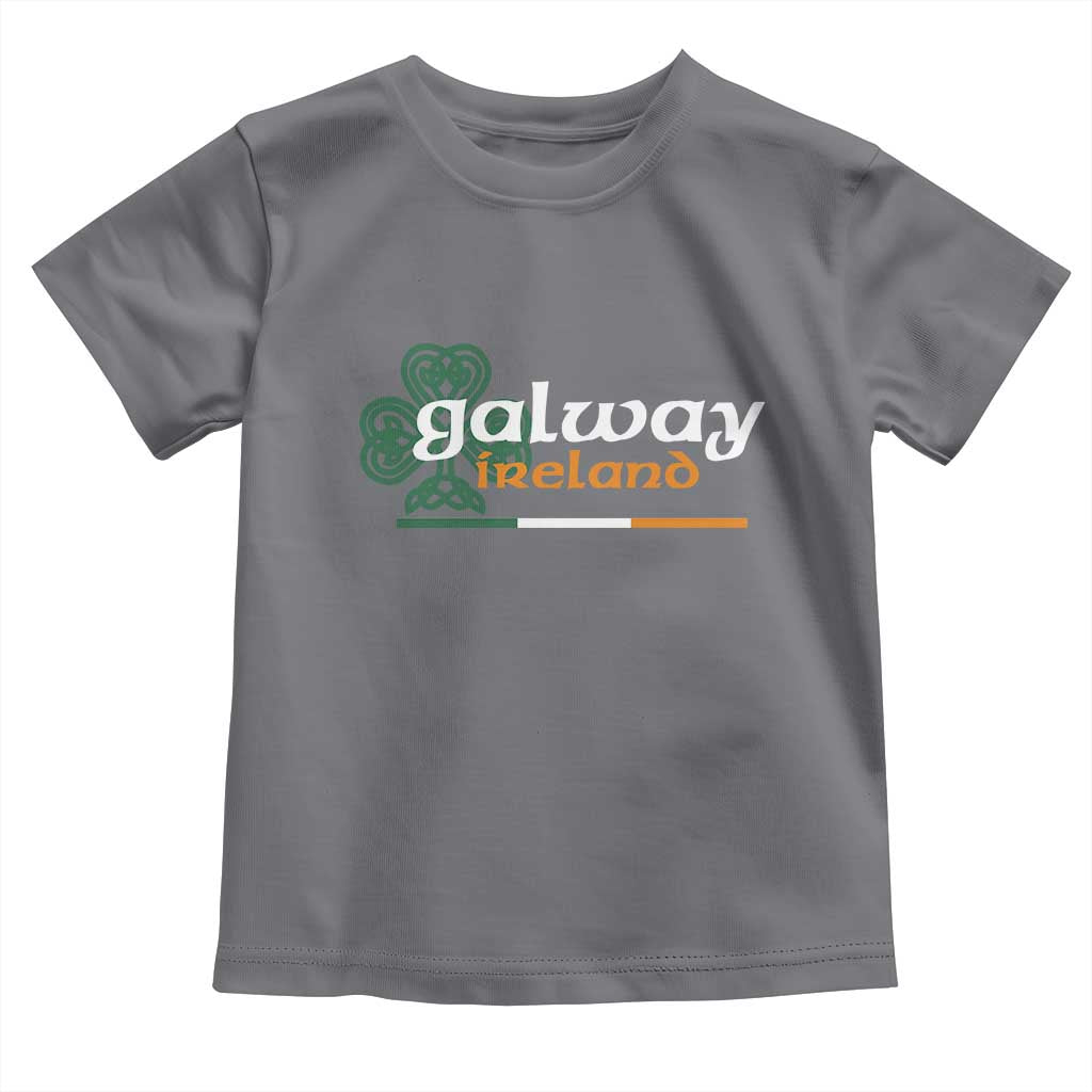 Galway Ireland Toddler T Shirt Irish City Souvenir St Patricks Day Celtic Shamrock TS11 Charcoal Print Your Wear