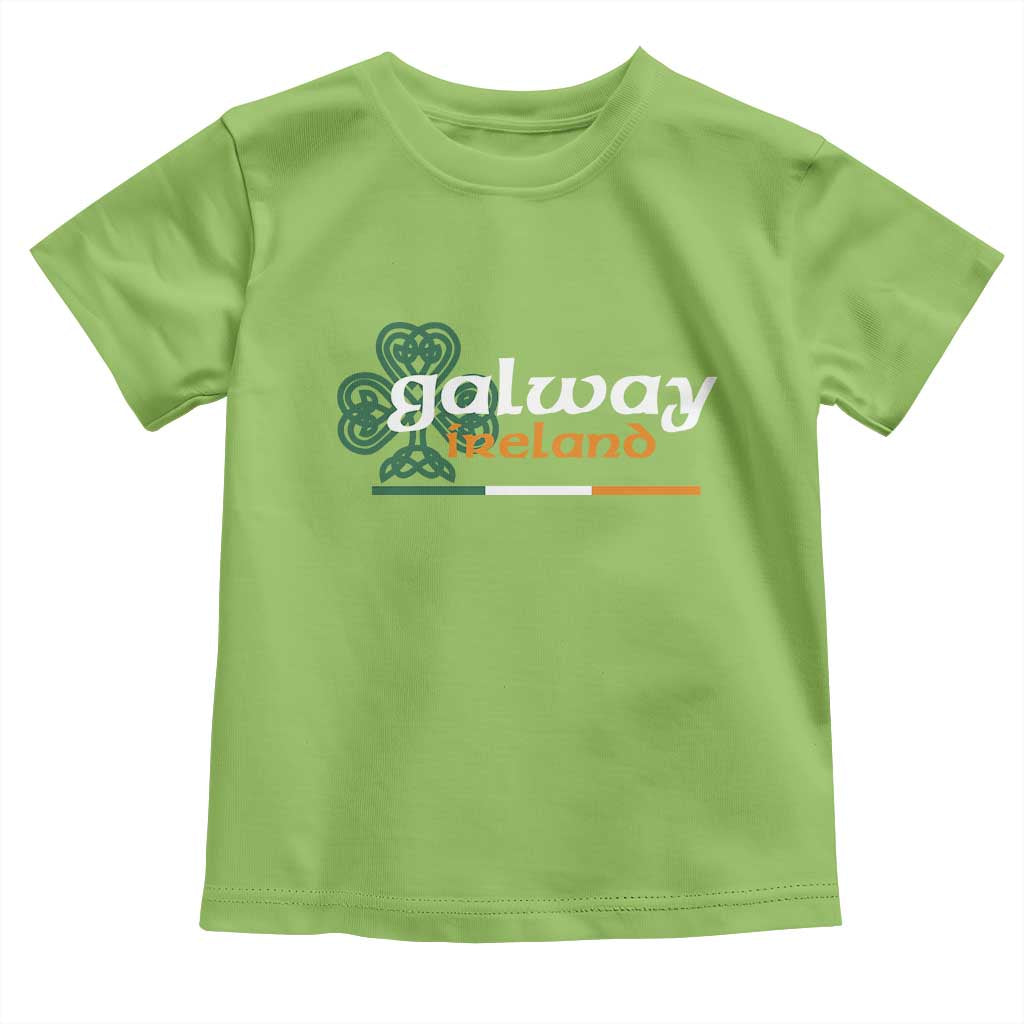 Galway Ireland Toddler T Shirt Irish City Souvenir St Patricks Day Celtic Shamrock TS11 Lime Print Your Wear
